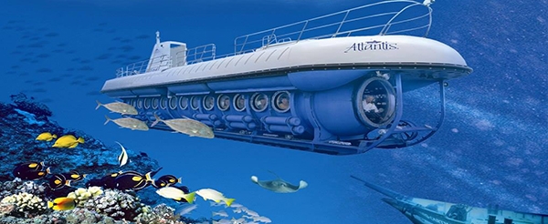 潛水艇海底探險或Nautical浮潛與海龜共游(二選一)